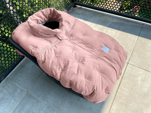 7am Car Seat Cocoon - Cameo Pink