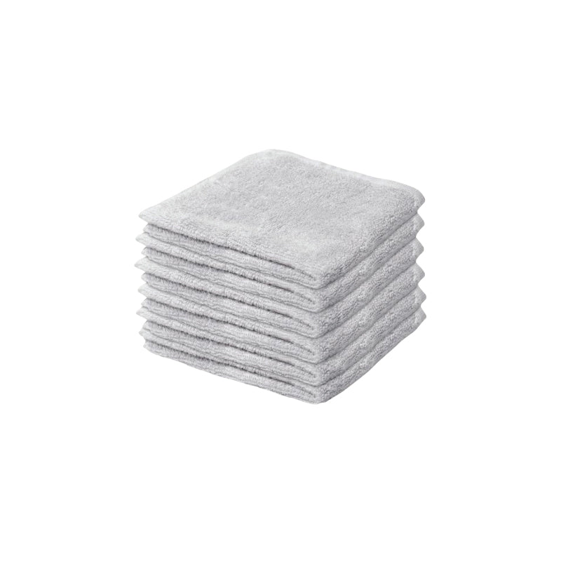 Natemia Organic Baby Washcloths - Grey