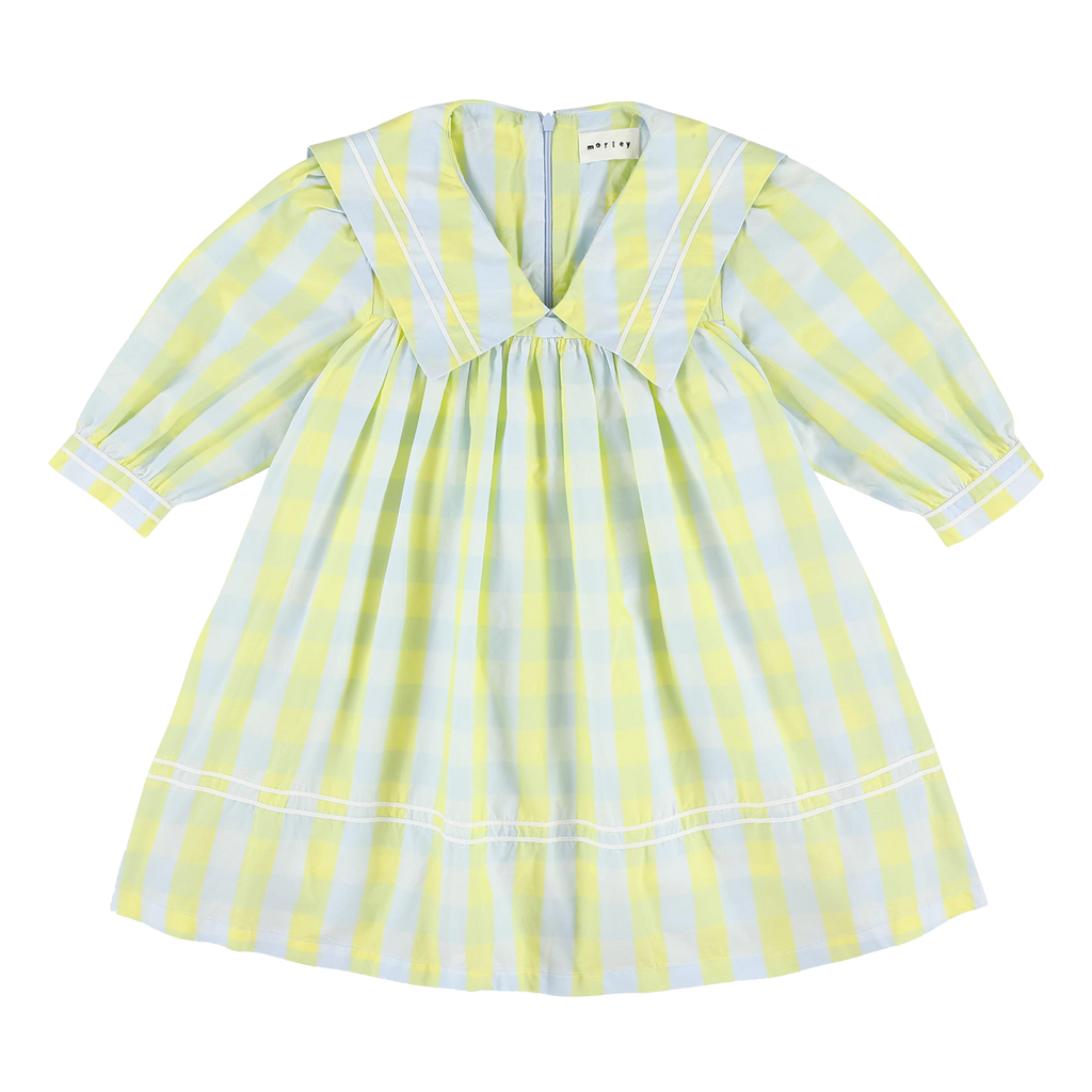 Morley Sailor V-Neck Dress - Yellow