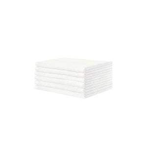 Natemia Organic Baby Washcloths - White