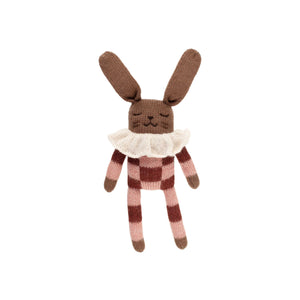 Main Sauvage Bunny Soft Toy - Sienna Check