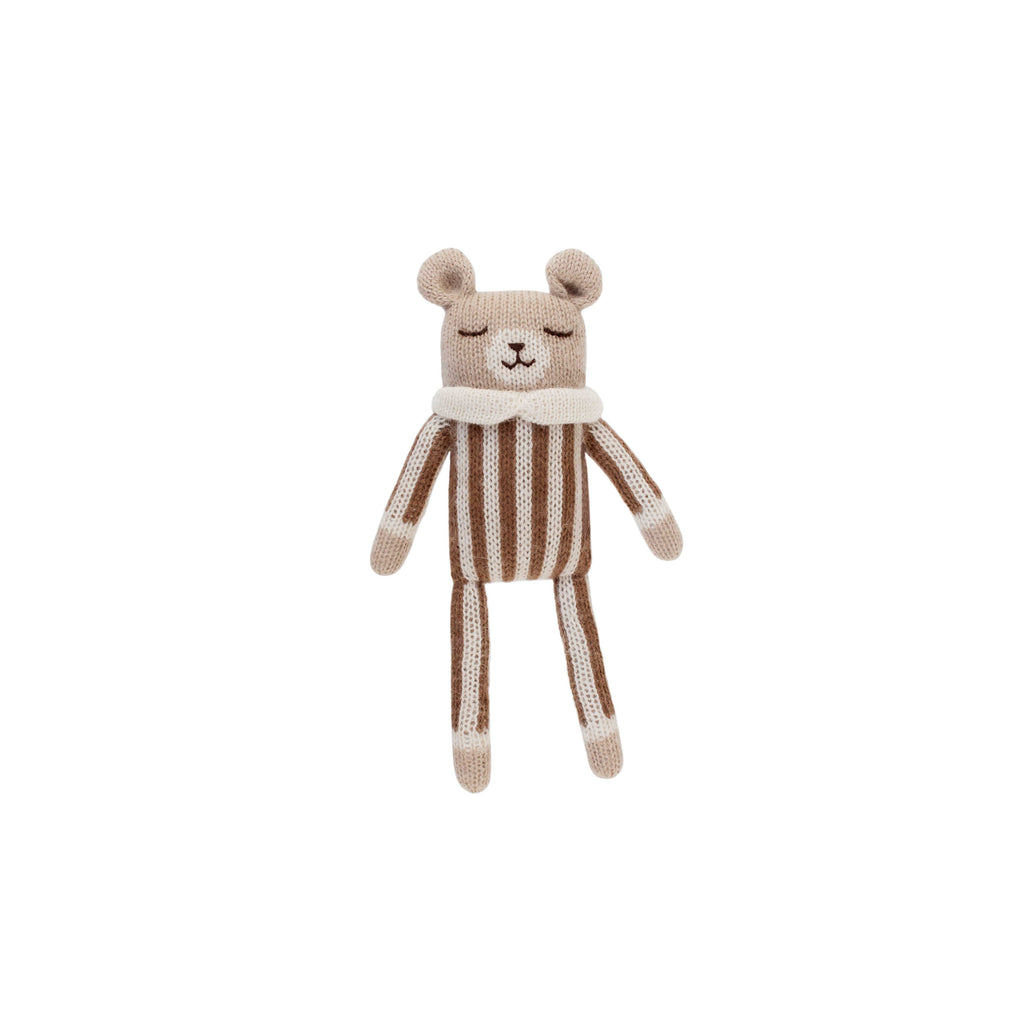 Teddy Soft Toy - Nut Striped