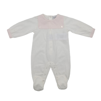 Emporio Armani Onsie Set With Logo - Pink