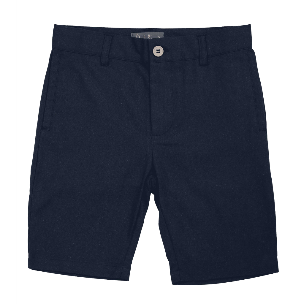 Belati Solid Slim Pants - Navy