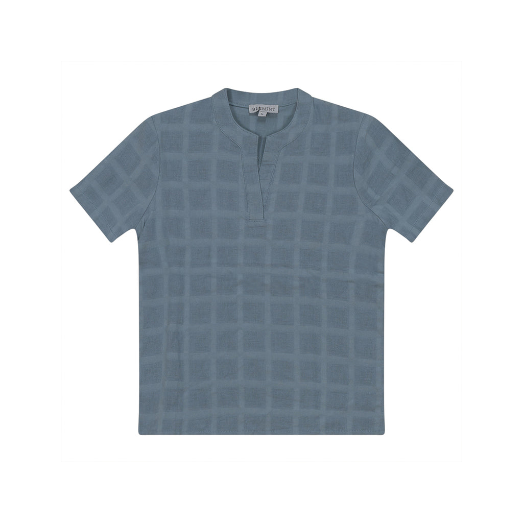 Blumint Textured Shirt - Powder Blue