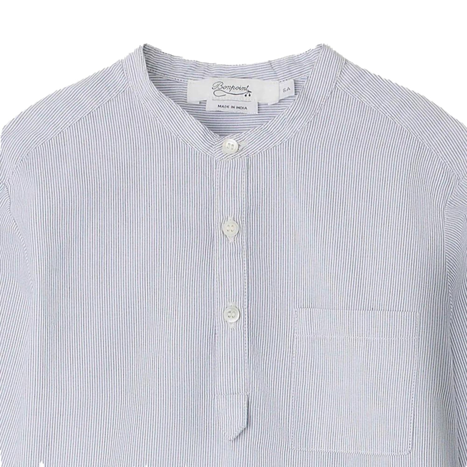 Bonpoint Claude Buttoned Shirt - Blue