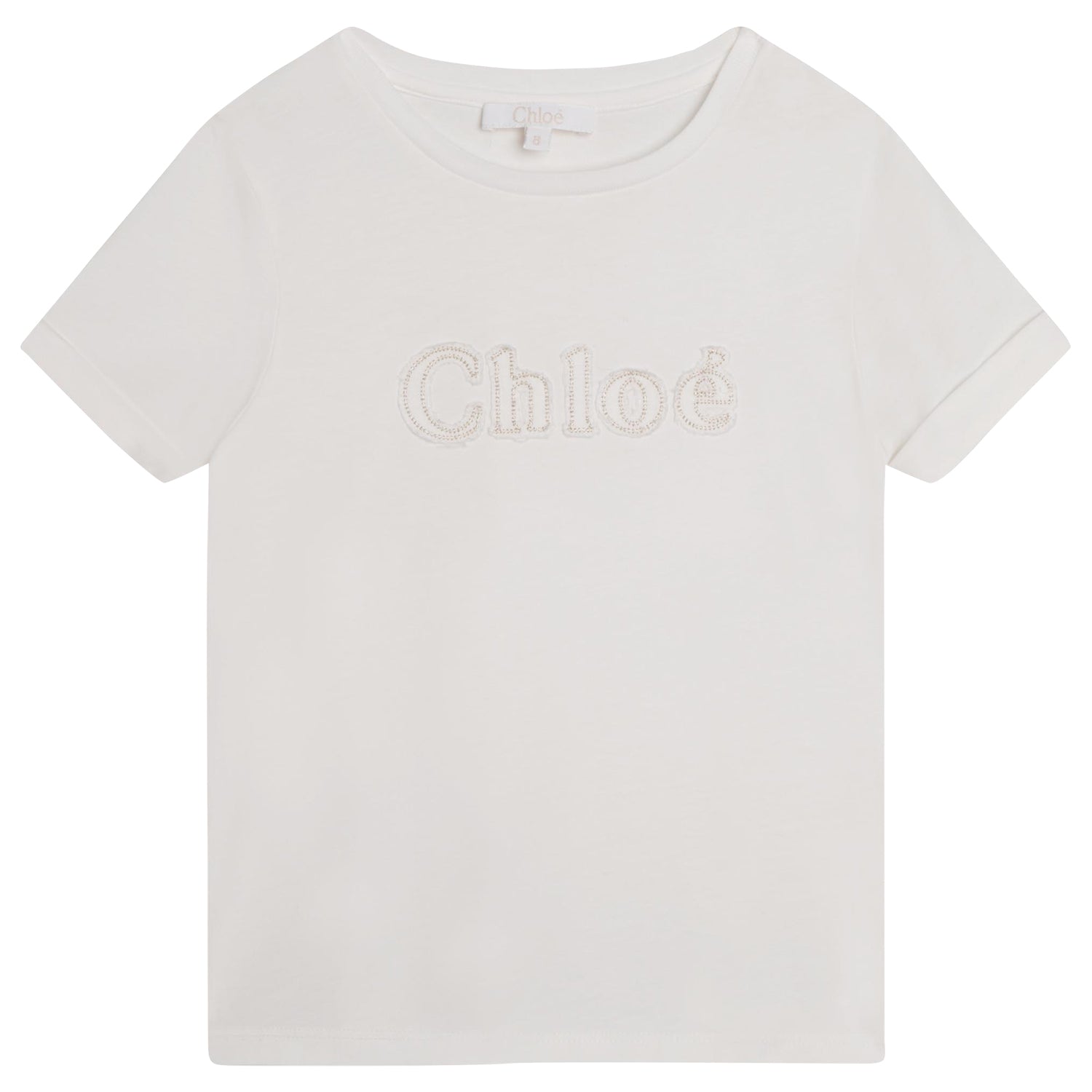 Chloe Logo SS Tee-Shirt - Offwhite