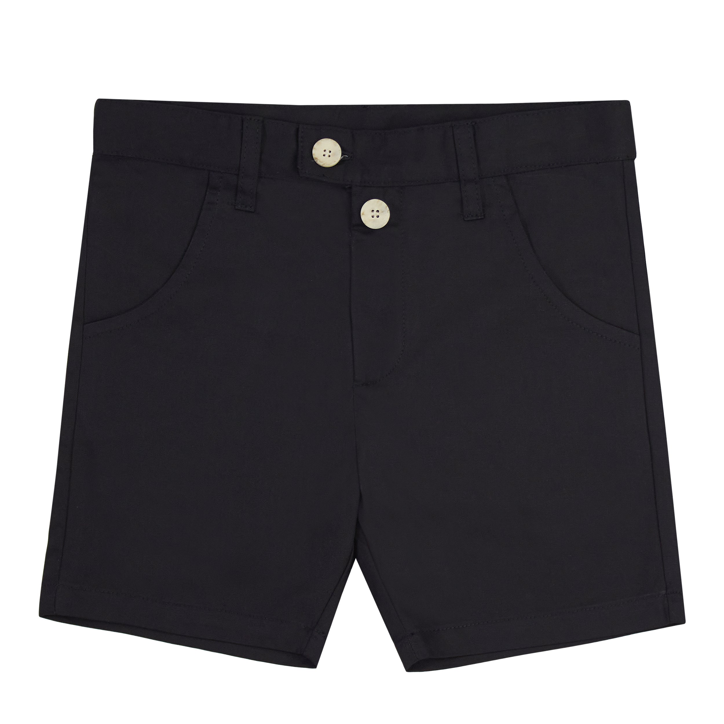 Crew Kids Cotton Shorts - Black
