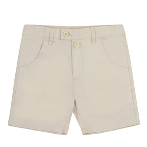 Cotton Shorts - Stone