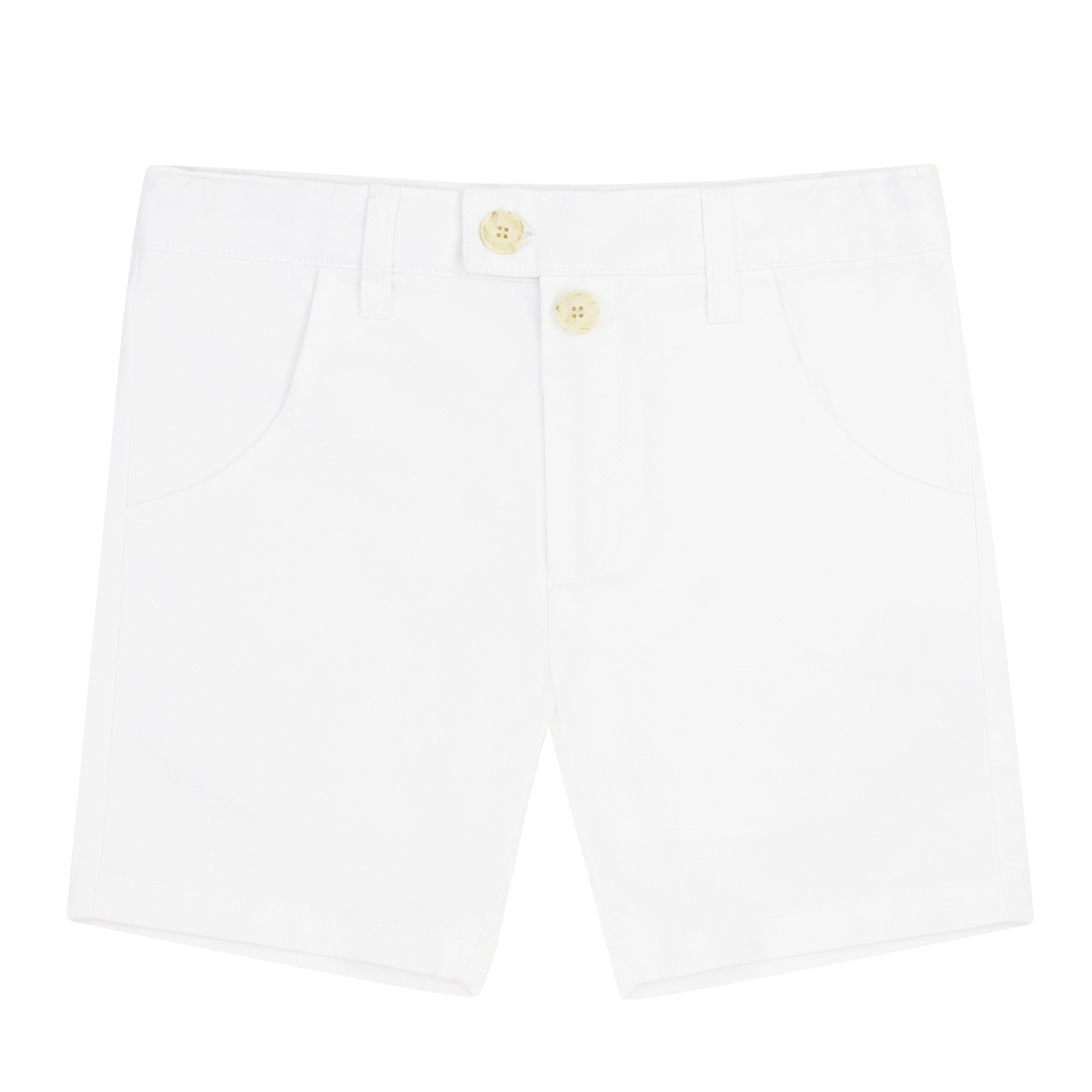 Cotton Shorts - White