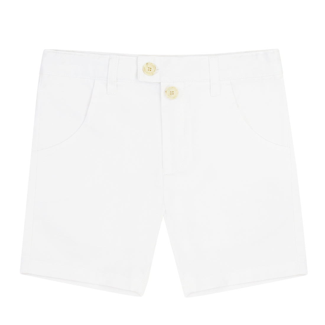 Cotton Shorts - White