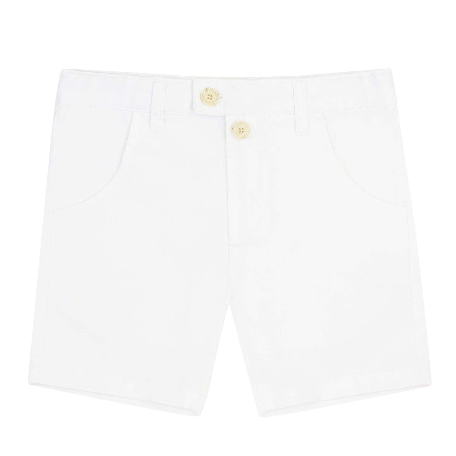 Cotton Shorts - White