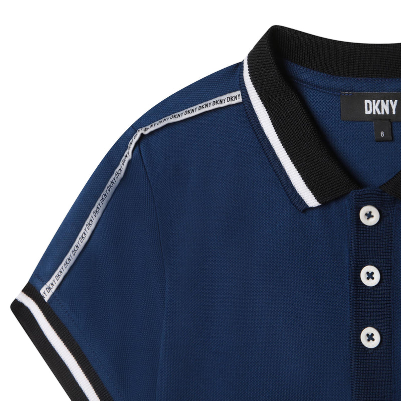 DKNY Collar SS Polo - Blue