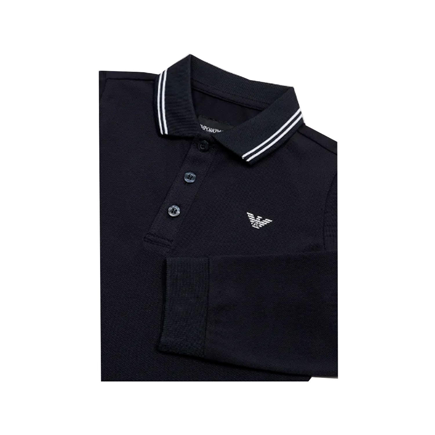 Emporio Armani Essential Pique Polo - Blue