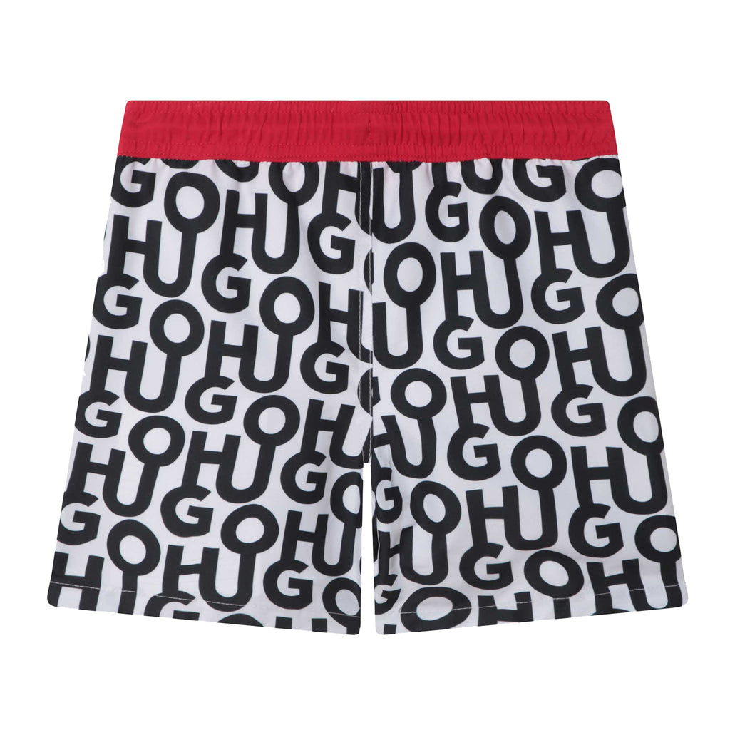 Hugo Boss Swim Shorts - Black/white