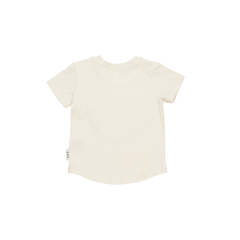Hux Baby Rainbow Bear T-Shirt - Almond Milk