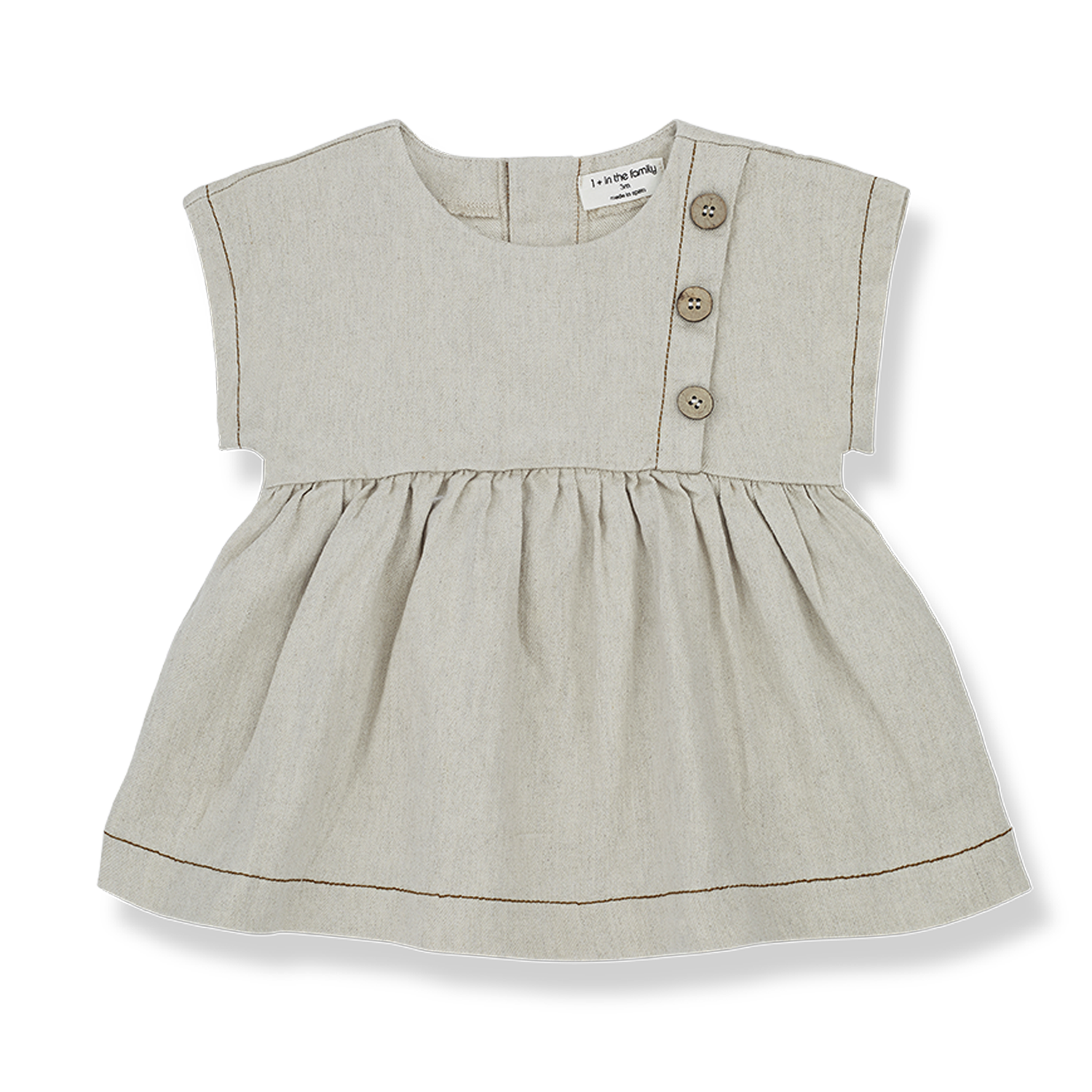 1+ In The Family Isabella Dress - Beige