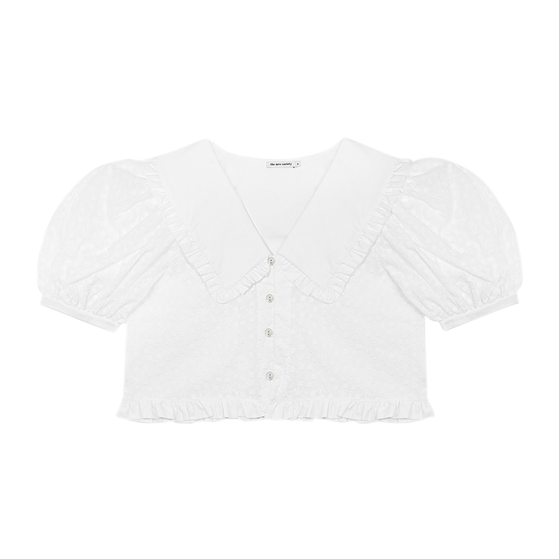 The New Society Antonella Blouse And Skirt - Off White