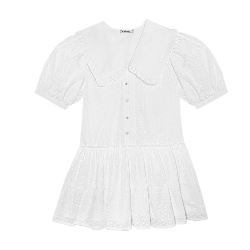 The New Society Antonella Dress - Off White