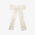 Lalou Embroidered Big Bow - White