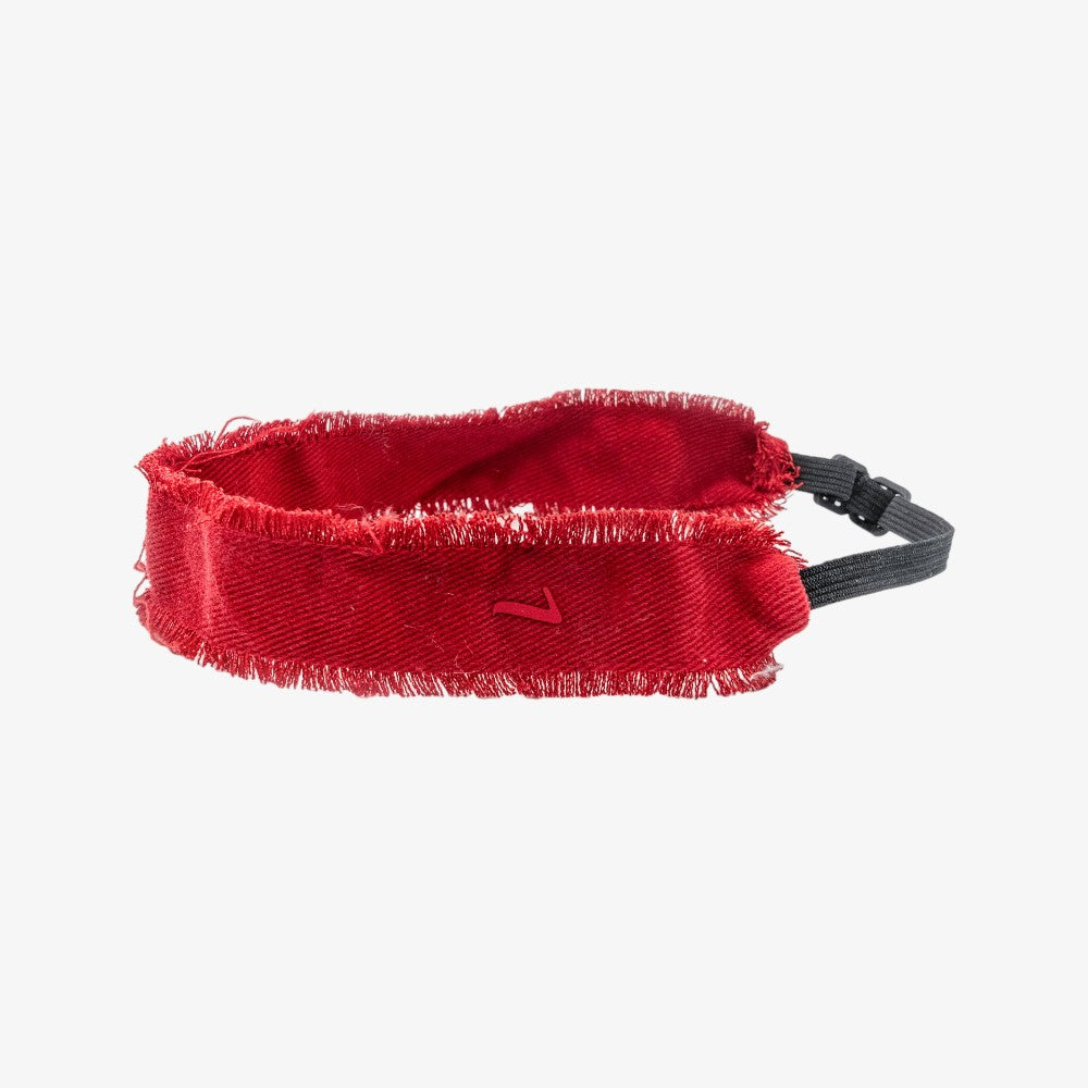 Lalou Frayed Sweatband - Red