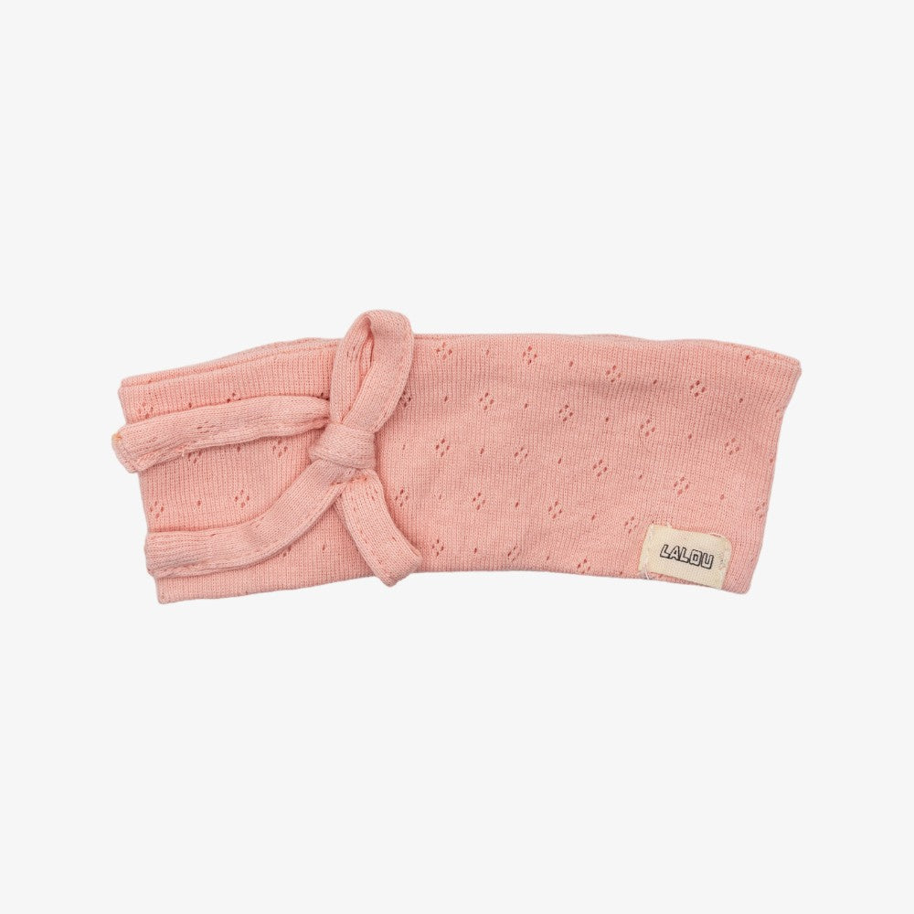 Lalou Pointelle Bow Band - Pink