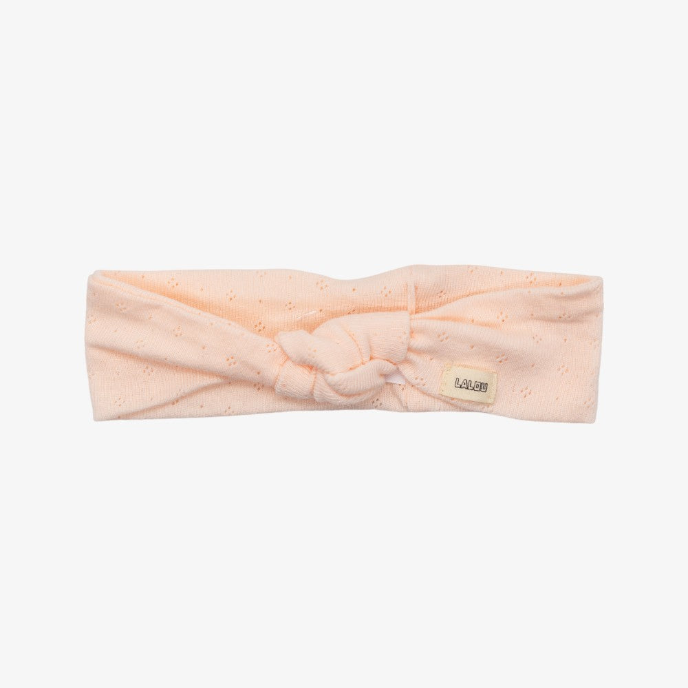Lalou Pointelle Knot Band - Light Pink