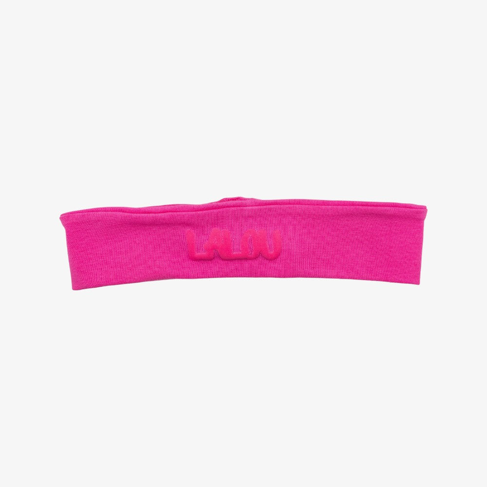 Lalou Puff Paint Sweatband - Hot Pink