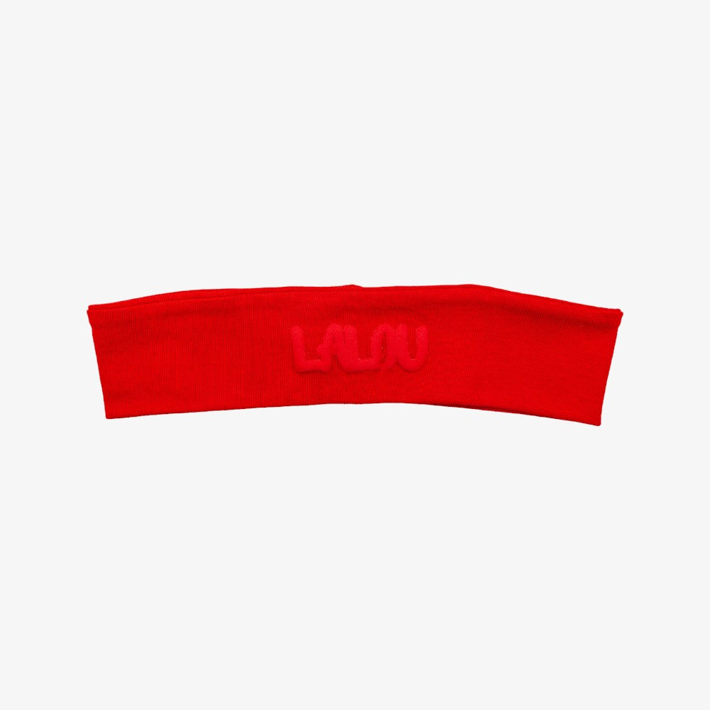 Lalou Puff Paint Sweatband - Red