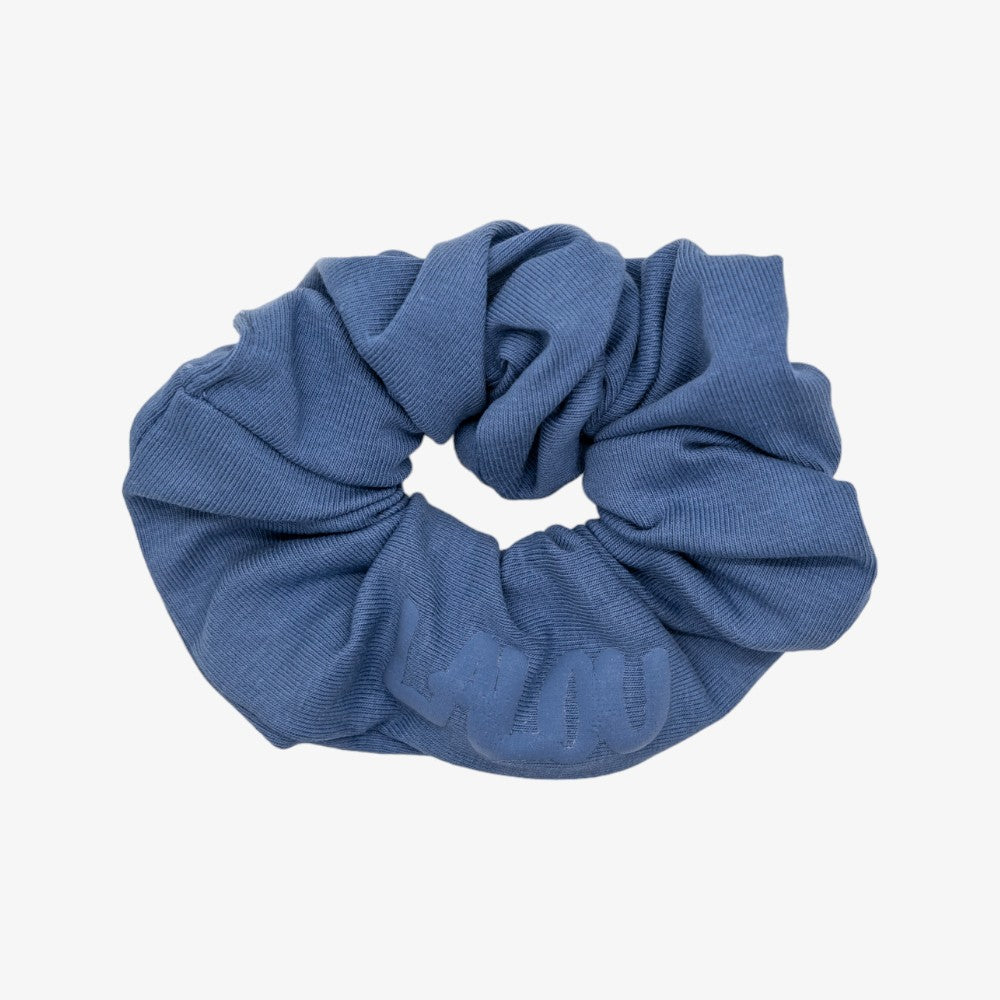 Lalou Puff Paint Scrunchie - Blue
