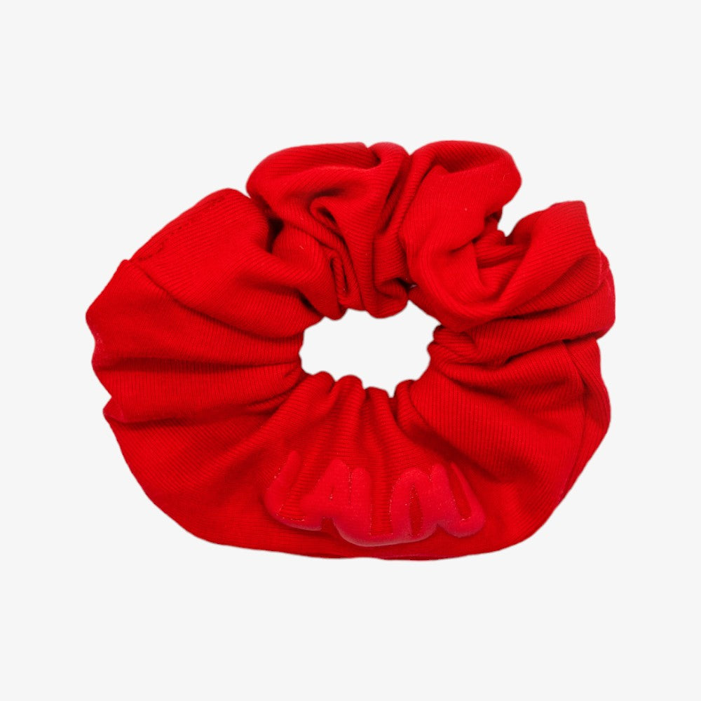Lalou Puff Paint Scrunchie - Red