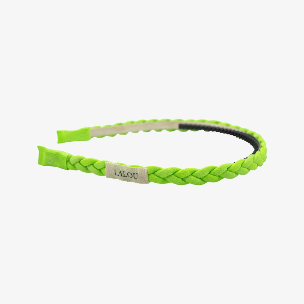 Lalou Braided Hard Headband - Green