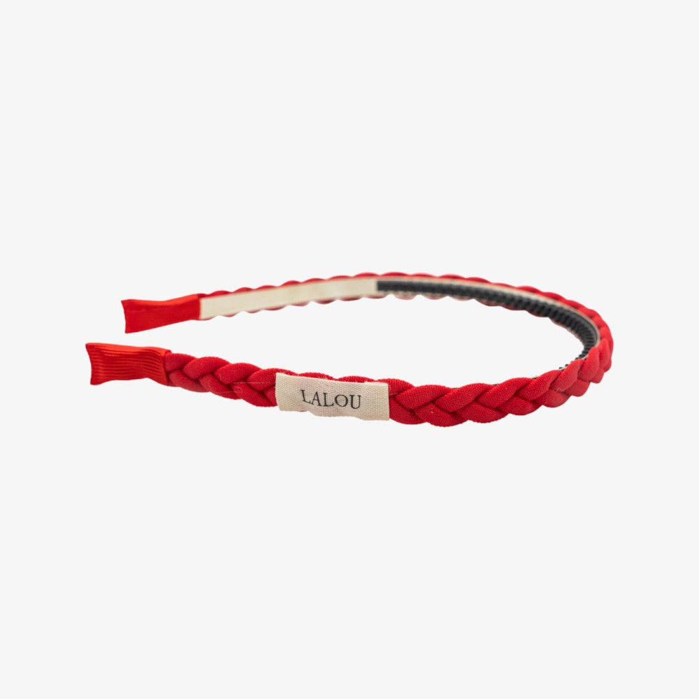 Lalou Braided Hard Headband - Red