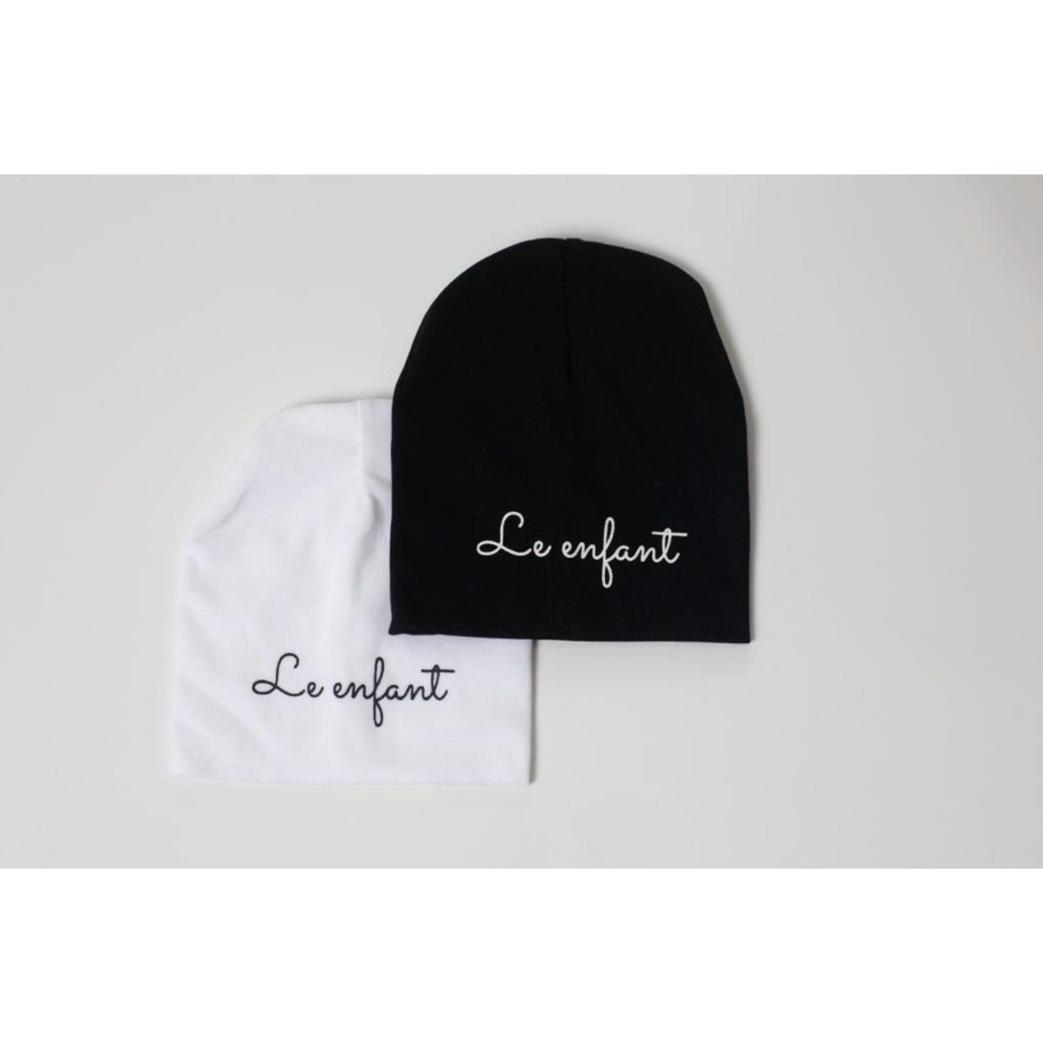 Cotton Signature Beanie - Black