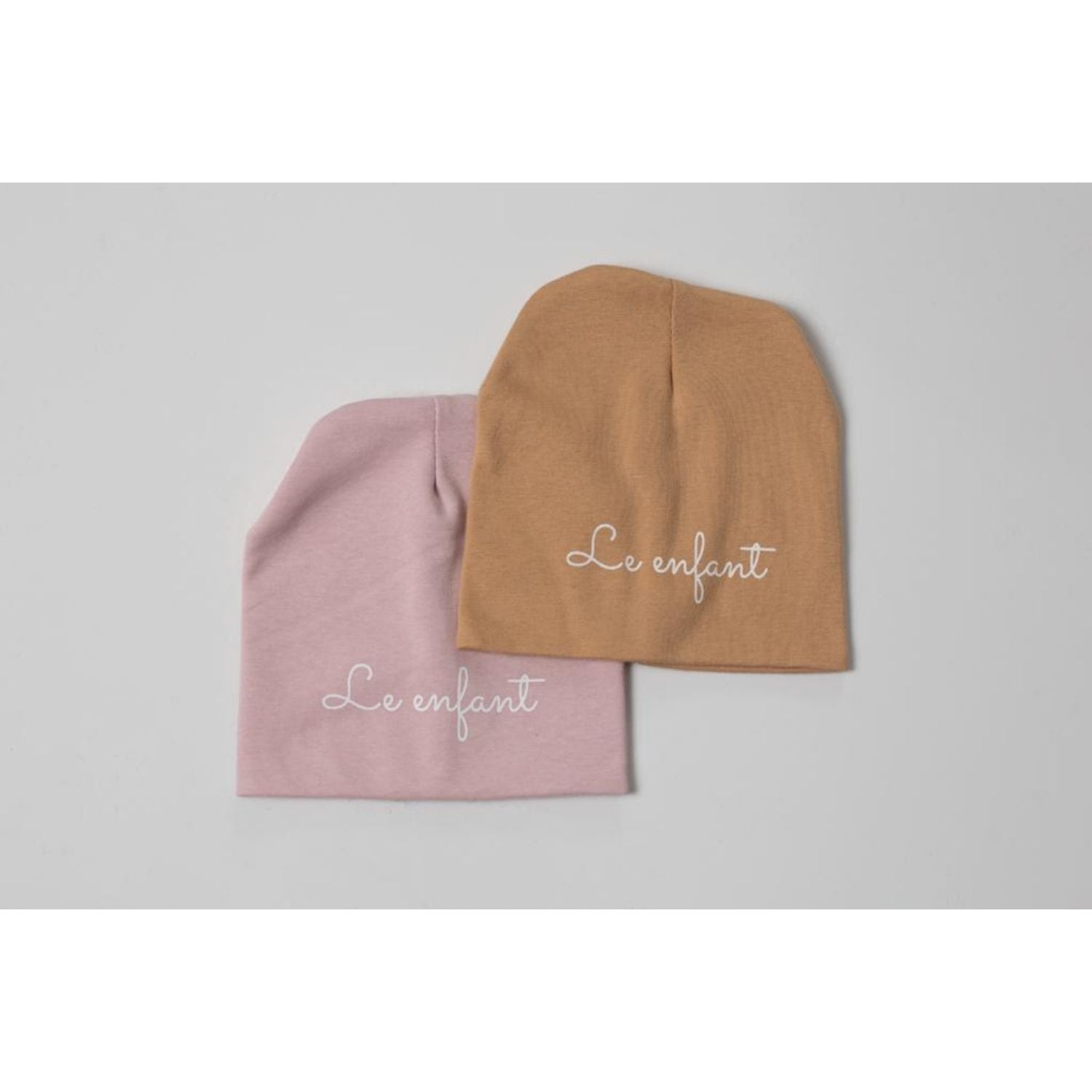 Cotton Signature Beanie - Sand