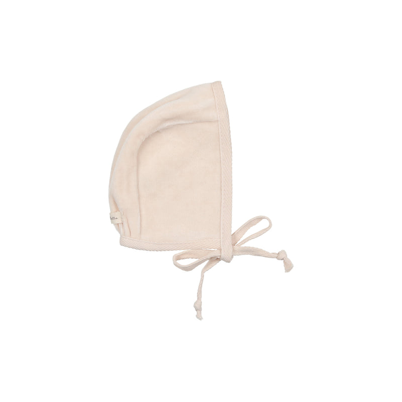 Lilette Velour Wrap Bonnet - Cream