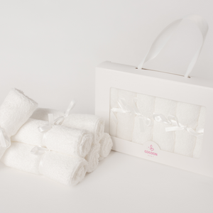 Cocoon Baby Washcloths Set Of 6 - White