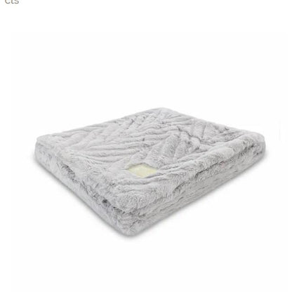 Fur Baby Blanket - Grey