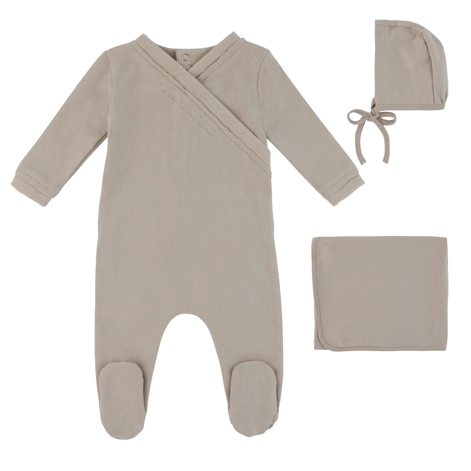 Raw Edged Take Me Home Set - Taupe