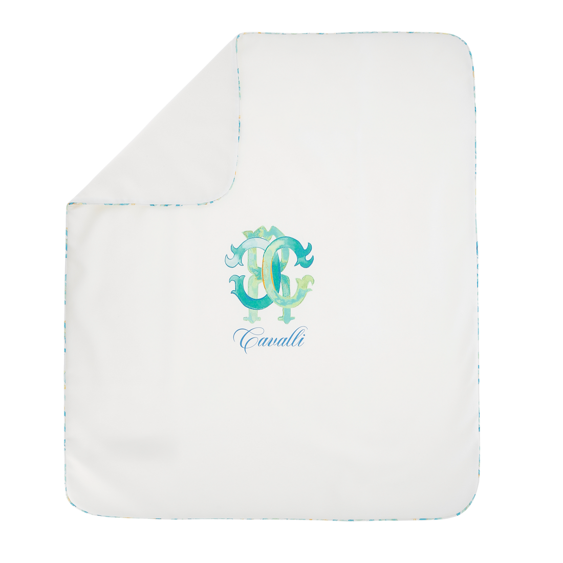 Monogram Blanket - White/green