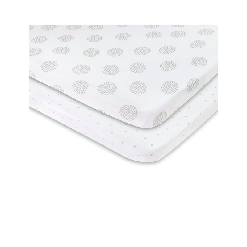 Ely`s & Co Jersey Cotton Sheets Abstract - Grey