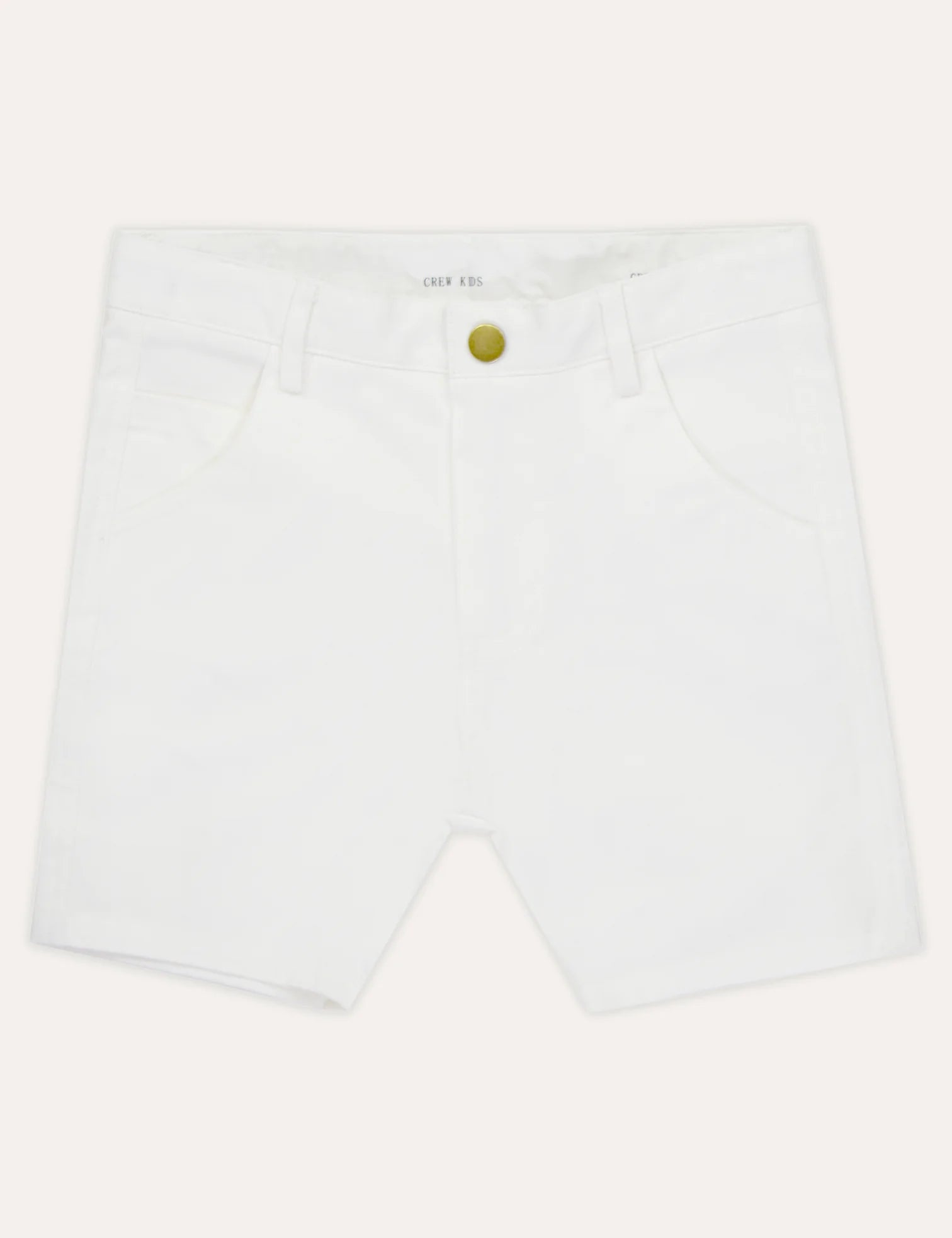 Crew Kids Chino Shorts - Off White