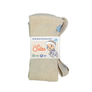 Silly Silas WOOLY FOOTLESS TIGHT - Cream Blend