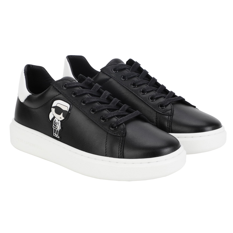 Karl Lagerfeld Side Face Sneakers - Black