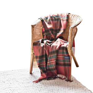 Tartan Lambswool Blanket - Royal Antique