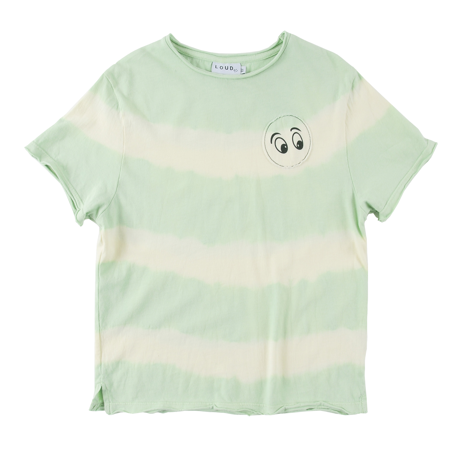 Loud Apparel Loose Fit T-Shirt - Ecru/pastel Green