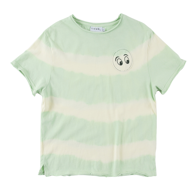 Loud Apparel Loose Fit T-Shirt - Ecru/pastel Green