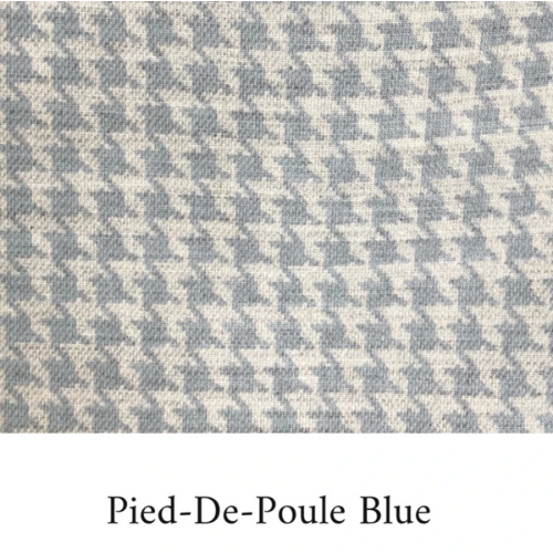 Pied-De-Poule Blanket - Light Blue