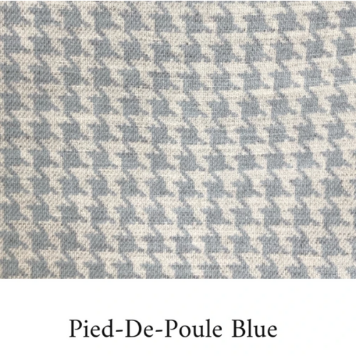 Suuky Pied-De-Poule Blanket - Light Blue