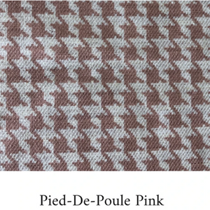 Pied-De-Poule Blanket - Pink